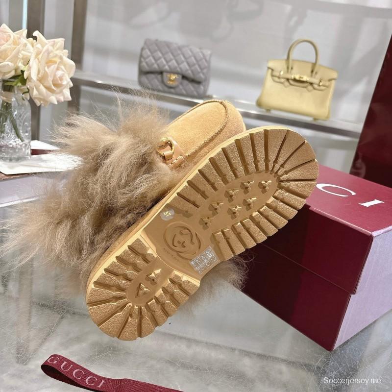 GG Wool Fashion Snow Boots with Merino Wool Lining - KFY00290