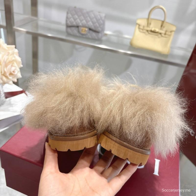 GG Wool Fashion Snow Boots with Merino Wool Lining - KFY00290