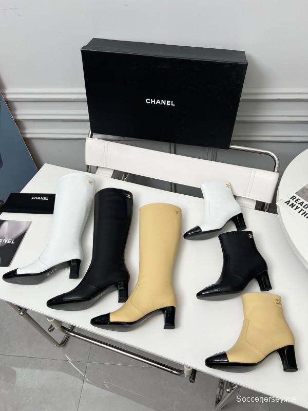 Chanel 2025/SS Double C Heel Fashion Boots - LY00370/LY00400/LY00280/LY00320