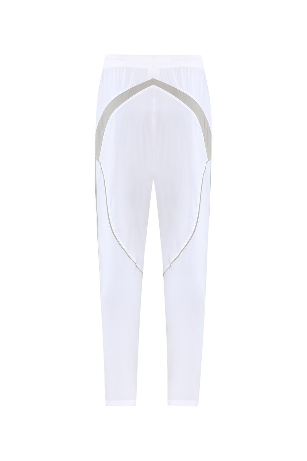 25/26 ريال مدريد جاكيت أبيض نصف سحاب + بنطلون طويل S-3XL