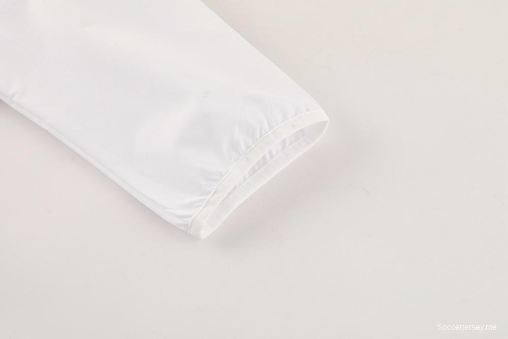 25/26 ليفربول أبيض S-2XL ليفربول سترة نصف سحاب + بنطلون طويل + أبيض S-2XL