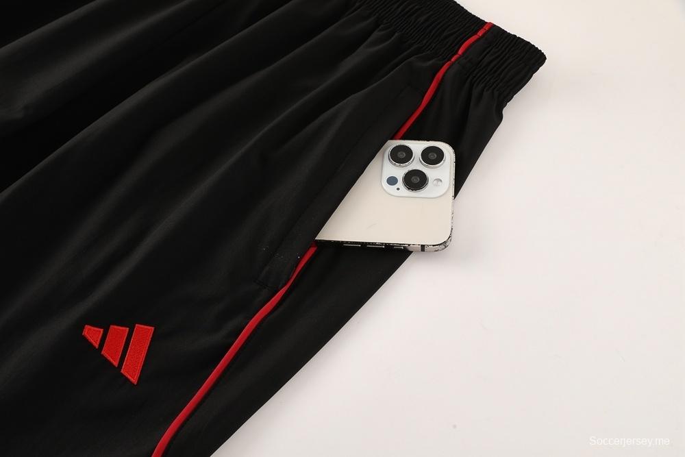 25/26 ليفربول أبيض S-2XL ليفربول سترة نصف سحاب + بنطلون طويل + أبيض S-2XL