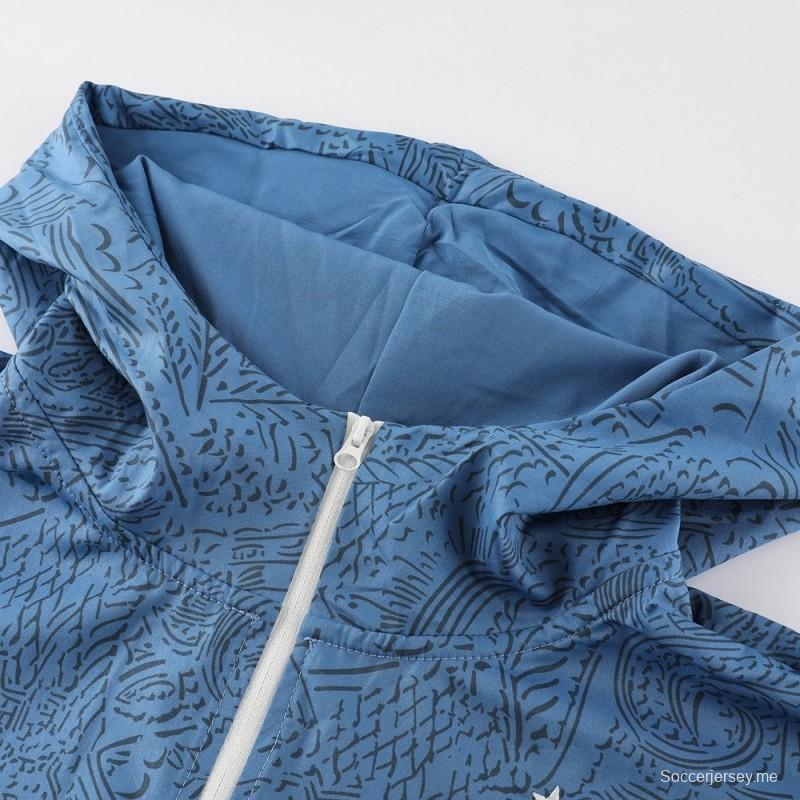 25/26 أولمبيك مارسيليا جاكيت نصف سحاب + بنطلون طويل S-2XL