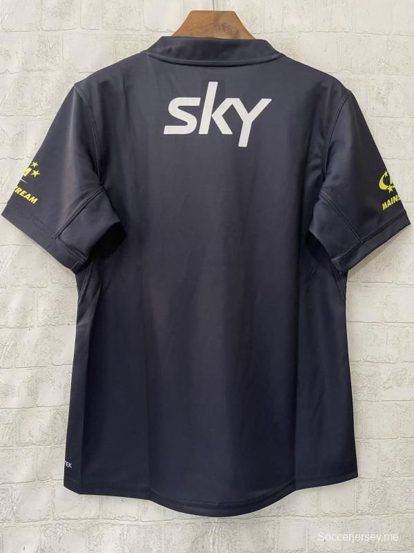 2026 قميص كيويز نيوزيلندي بديل أسود بنقشة شيفرون متدرجة اللون