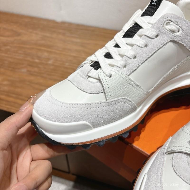 Hermes 2025/SS Autumn Winter New Boot-Type Shoes with Classic Boot Shape and British Color Blocking Design - AS00410