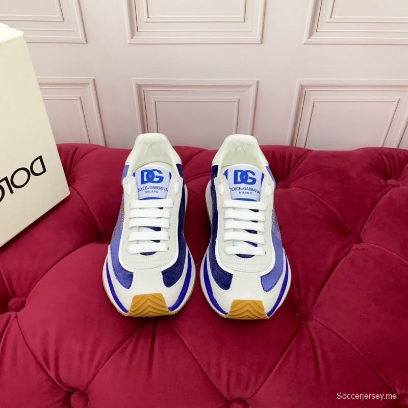 Dolce & Gabbana 2025/SS New Collection Luxury Embroidered Logo Sneakers with Imported Leather - AS00300