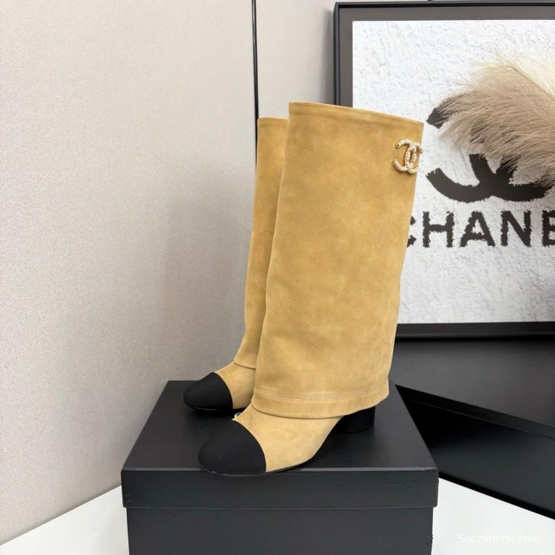 Chanel 2025/SS Small Fragrance Ankle Boots Essential Fall Winter Item - LY00480