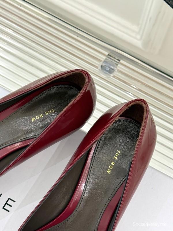 حذاء ذا رو بكعب عالٍ مدبب من الأمام بكعب مدبب من الأمام بتصميم بسيط - KFY00320