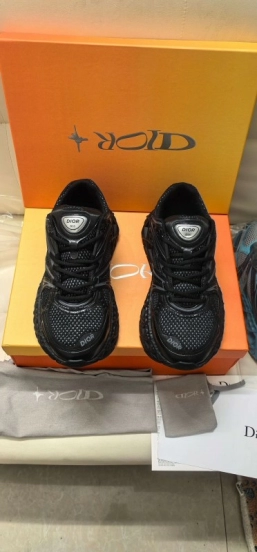 ديور B35 حذاء رياضي مكتنزة أبي B35 - B35