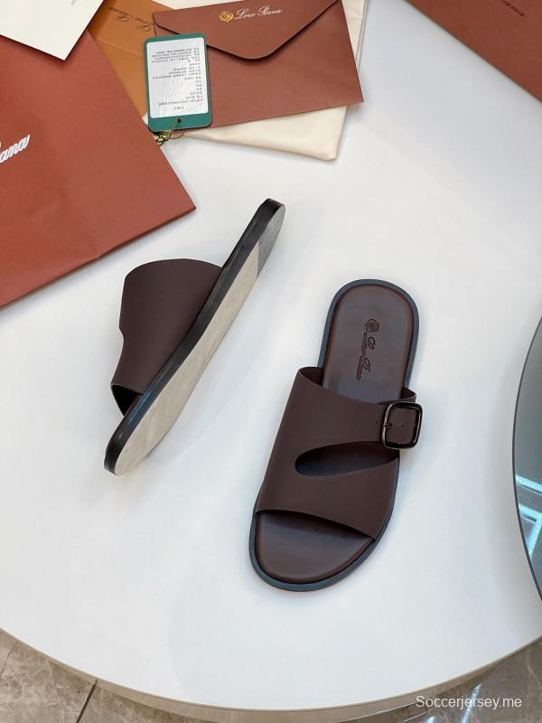 شباشب لورو بيانا 2025/SS للرجال لربيع وصيف مع خياطة عالية الجودة ونعل مريح - AS00250