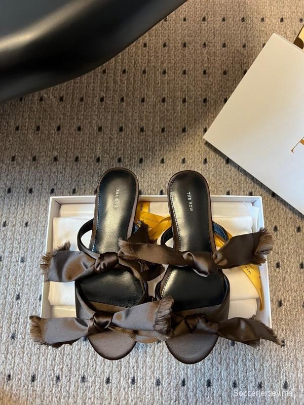 حذاء بعقدة منسوجة يدويًا من ذا رو 25ss - KFY00280