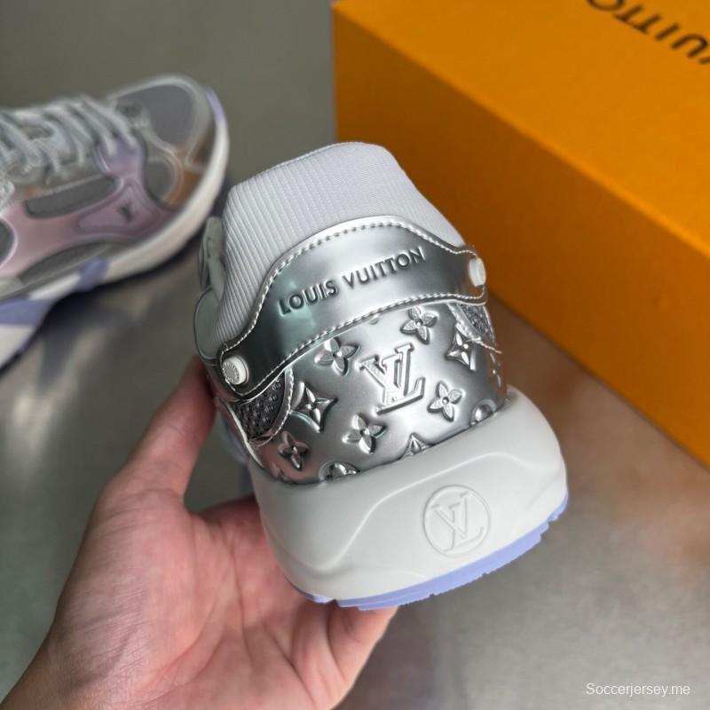 حذاء إل في أولمبيا ذو رباط مستدير من الأمام والجزء العلوي منخفض الكاجوال - YC