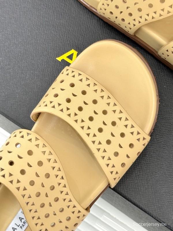 صندل ألايا لربيع وصيف 2025 صندل كاجوال بفتحة ليزر - KFY00260