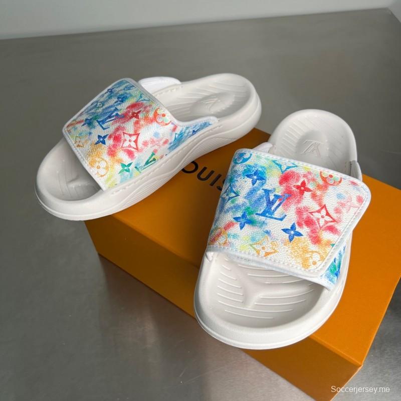 صندل ميامي ميامي ميامي بحزام فيلكرو من لويس فويتون - YC