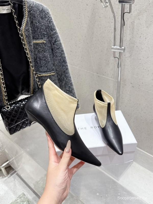 صندل بكعب شبكي بكعب عالٍ شبكي بكعب عالٍ من طراز ريترو 2025 من ثيرو 2025 - KFY00320