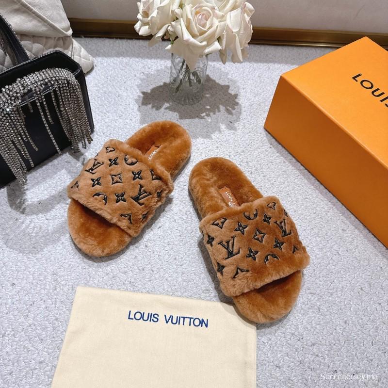 Lv 2025/ss شباشب صوف مريحة منزلية مريحة من الصوف - LY00240