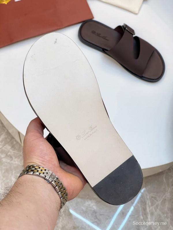 شباشب لورو بيانا 2025/SS للرجال لربيع وصيف مع خياطة عالية الجودة ونعل مريح - AS00250