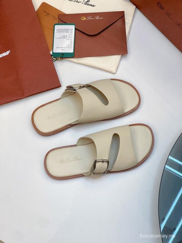 شباشب لورو بيانا 2025 SS للرجال لربيع وصيف 2025 للرجال بخياطة عالية الجودة ونعل أصلي - AS00250