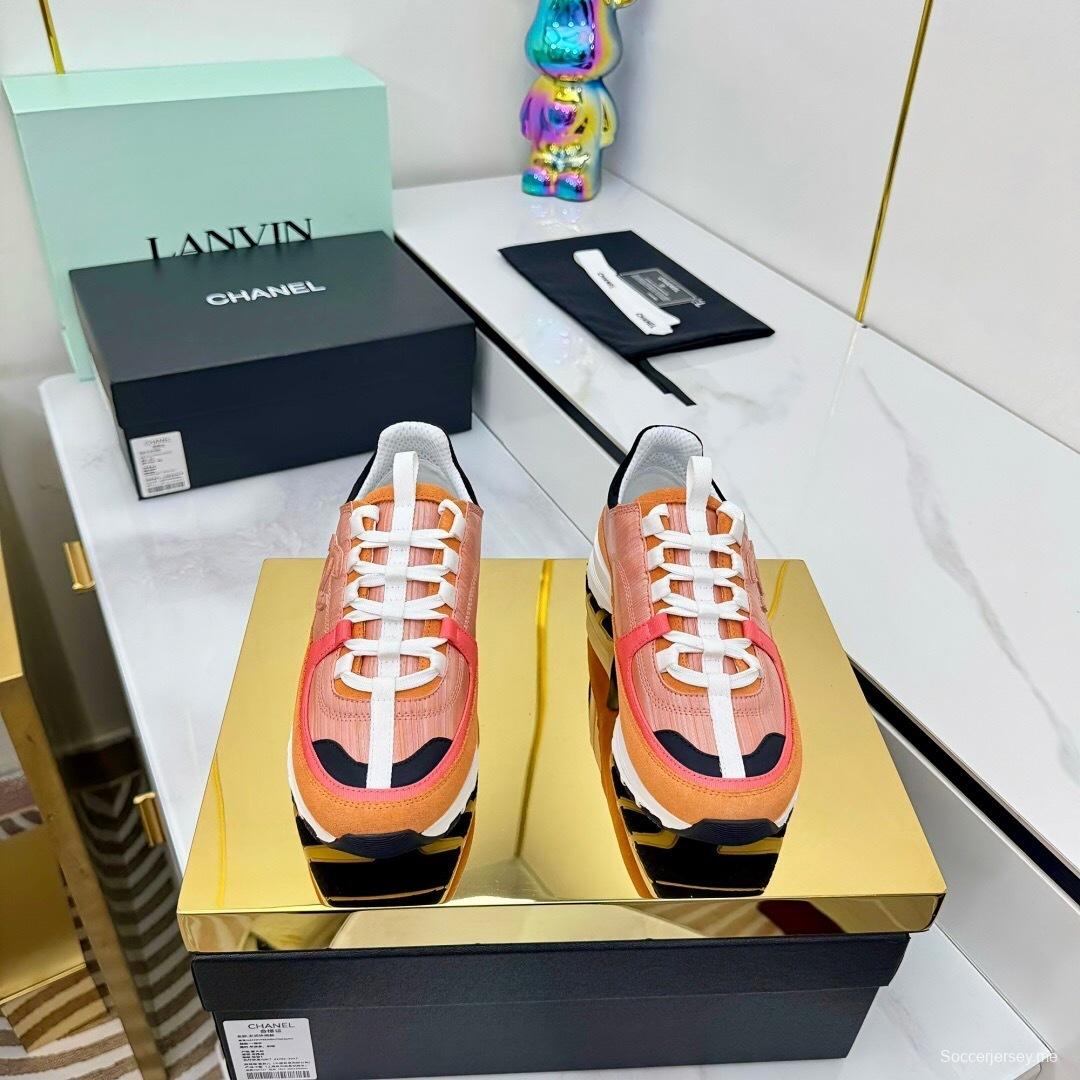 شانيل 2025 شانيل 2025 حذاء رياضي كاجوال بنعل مكتنزة - LY00310