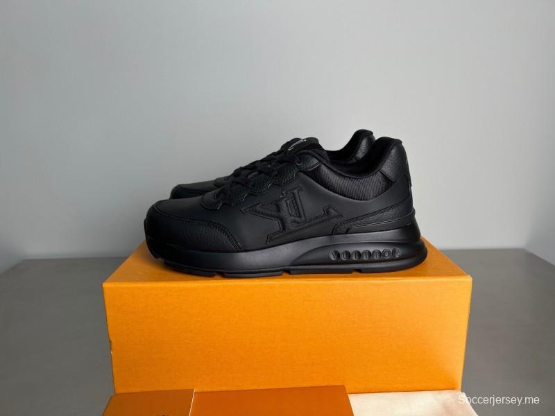 حذاء كاجوال كلاسيكي من الجلد الكلاسيكي برباط عند الأصابع المستديرة - YC