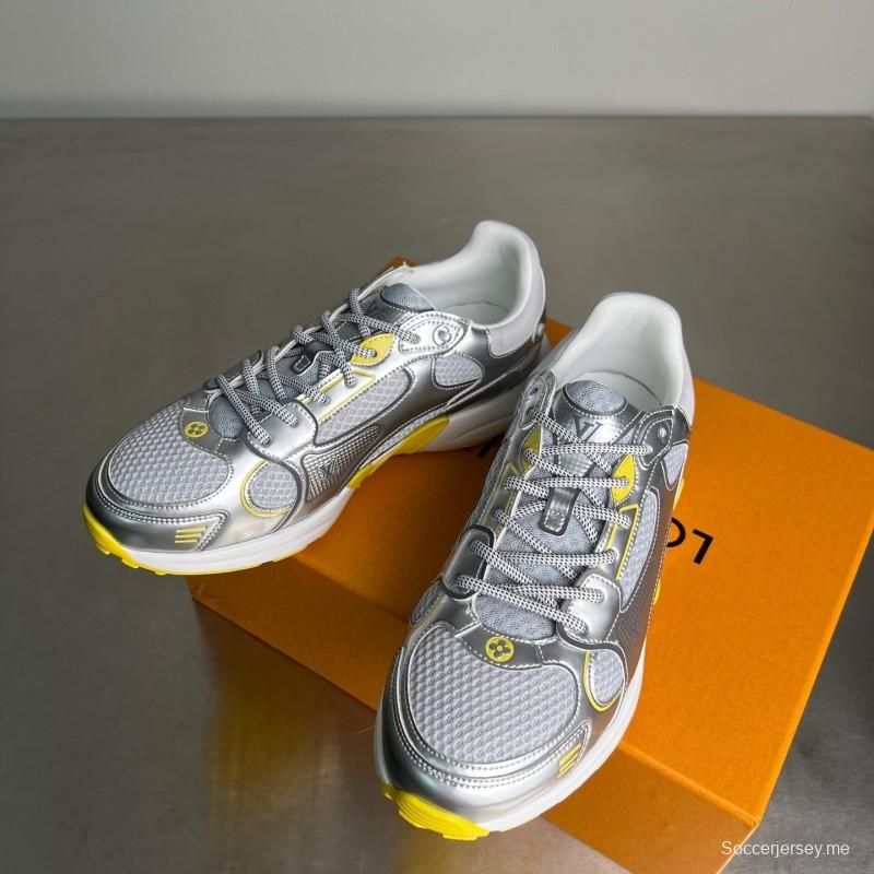 حذاء إل في أولمبيا ذو رباط مستدير من الأمام والجزء العلوي منخفض الكاجوال - YC