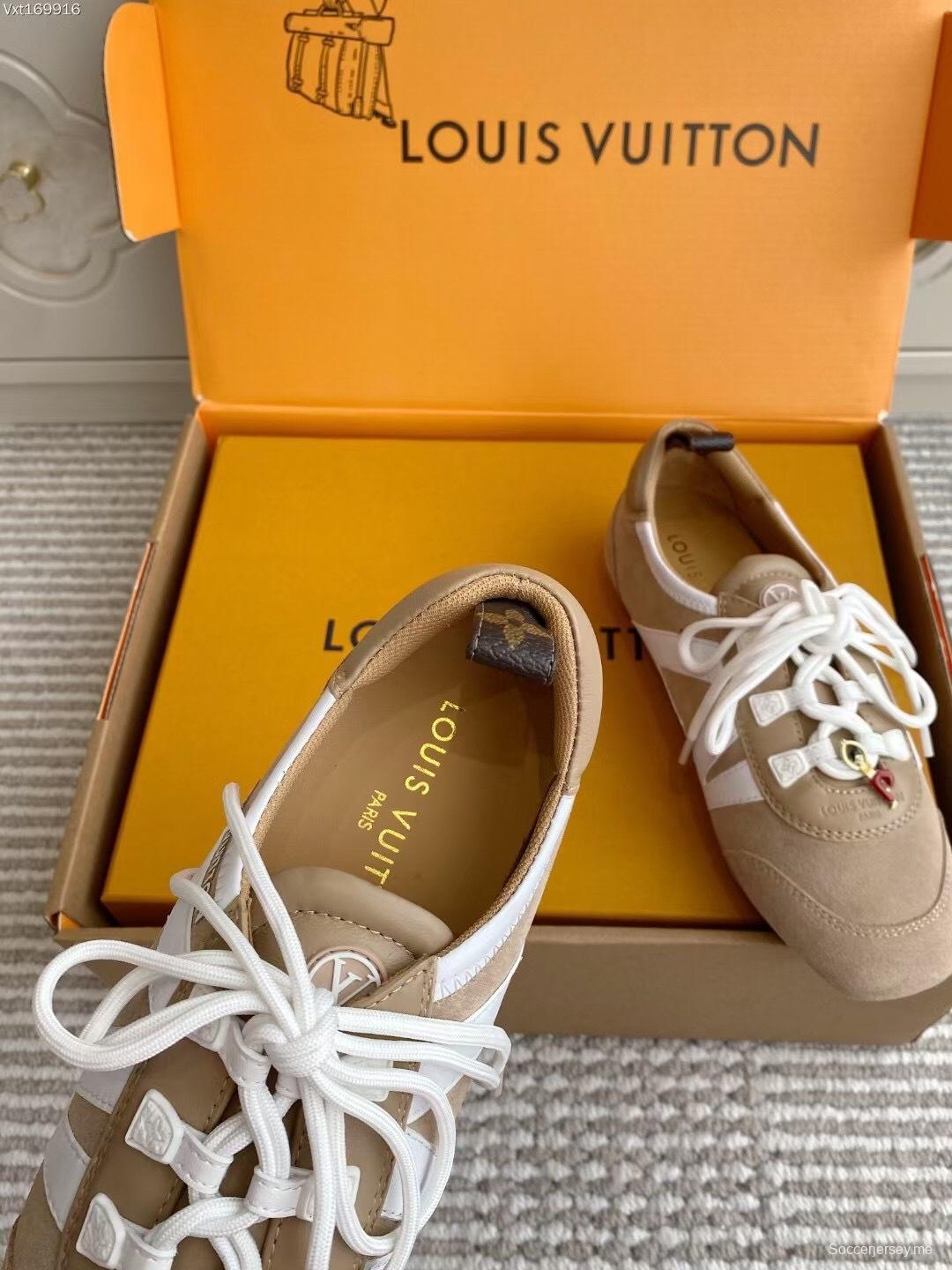 حذاء الباليه الرياضي سنيكرينا من لويس فويتون SNEAKERINA مع رقاقة - AS00350