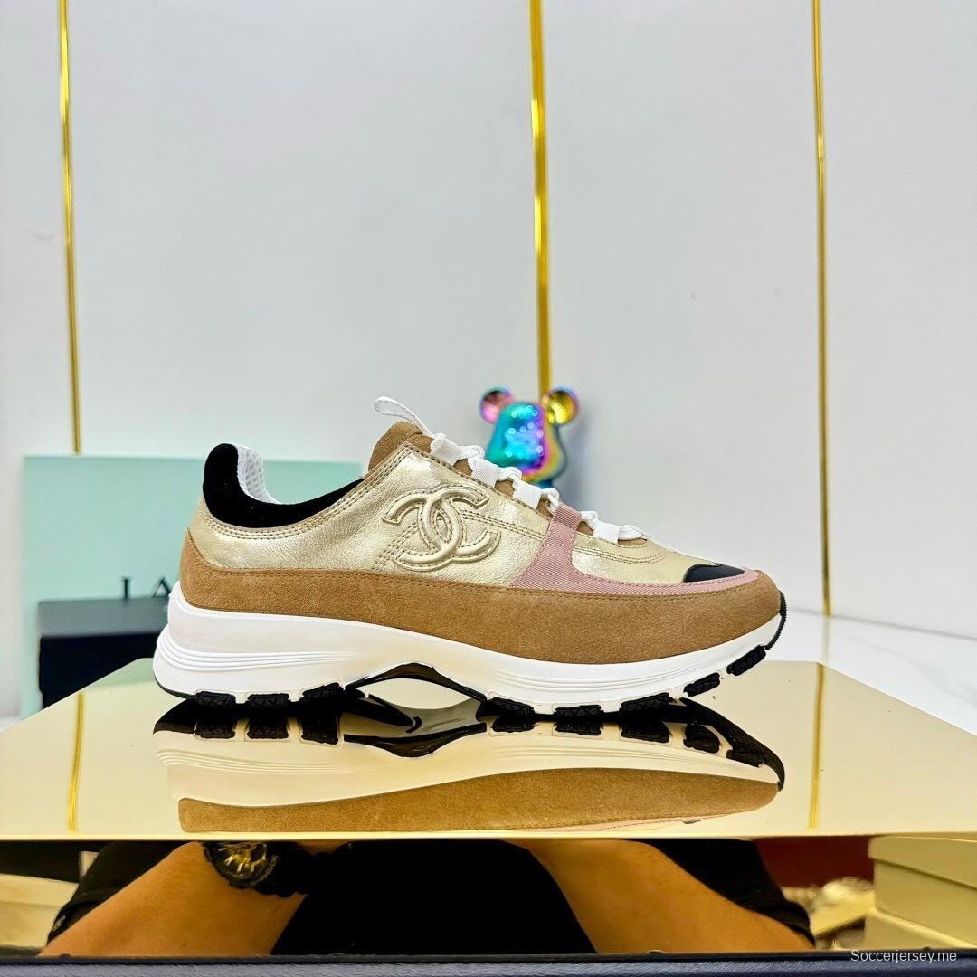 شانيل لربيع/صيف 2025 حذاء رياضي كاجوال سميك من شانيل - AS00310