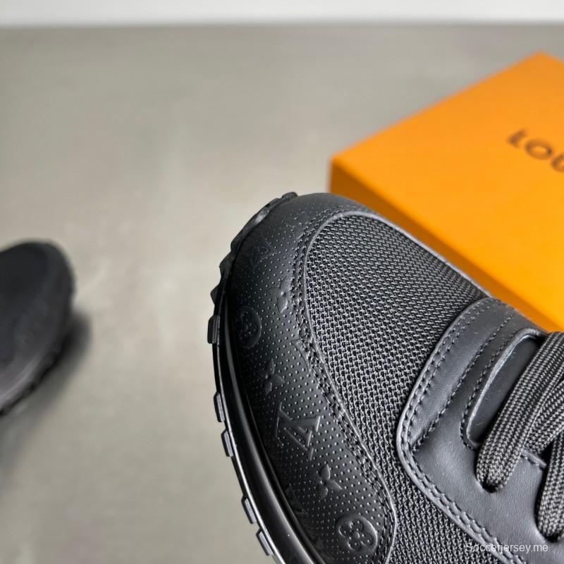 لويس فويتون 2025 لويس فويتون 2025 حذاء كاجوال برقبة منخفضة من جلد العجل من جلد العجل برباط عند الأصابع للرجال - YC