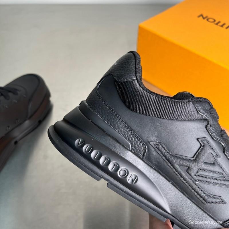 حذاء كاجوال كلاسيكي من الجلد الكلاسيكي برباط عند الأصابع المستديرة - YC