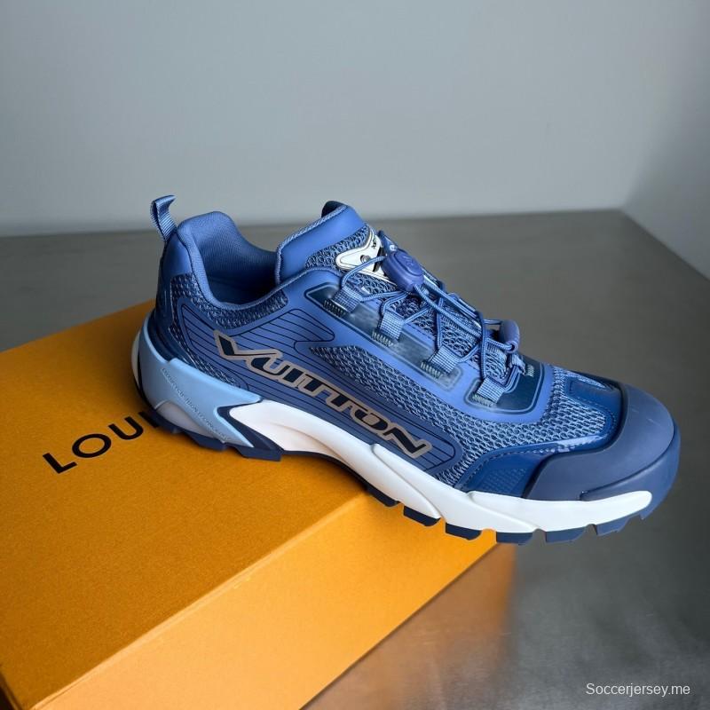 حذاء رانر تاتيك 2025 من سلسلة Lv Runner Tatic 2025 للرجال كاجوال برباط منخفض من الأعلى - YC
