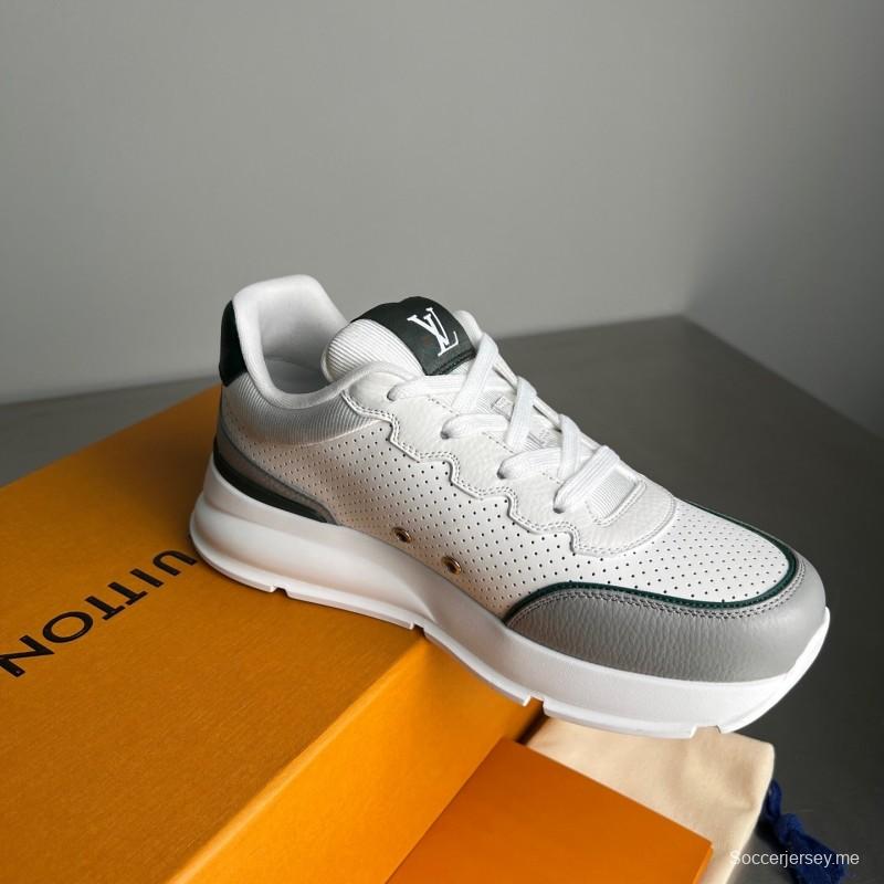 حذاء كاجوال كلاسيكي من الجلد الكلاسيكي برباط عند الأصابع المستديرة - YC