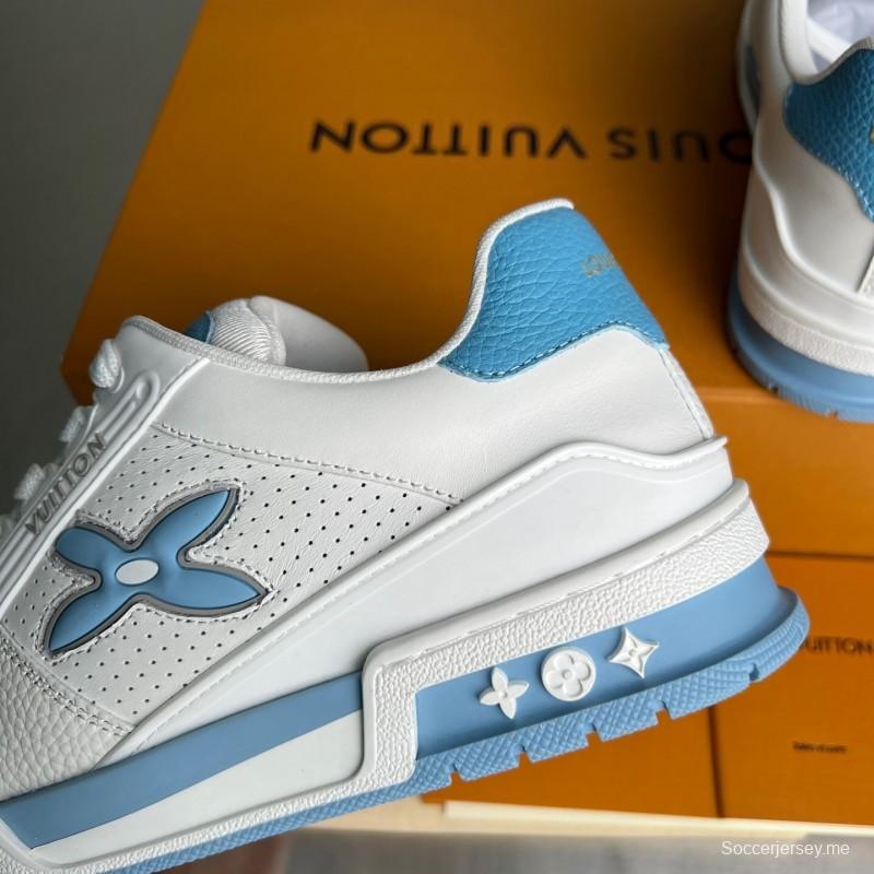 حذاء رياضي فاخر مقلد من لويس فويتون 2025 SS 2025 بشعار توقيع - YC