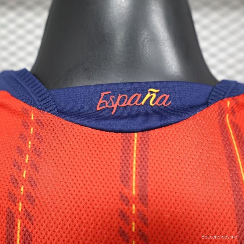 Player Version 2026 Spain Home Jersey