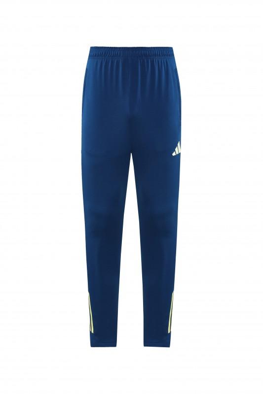 25/26 أديداس سترة رياضية بسحاب كامل أزرق كحلي + بنطلون طويل + سترة رياضية + بنطلون طويل