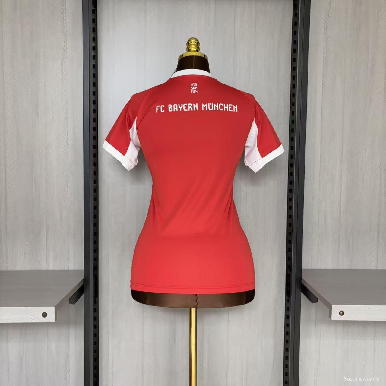 25/26 سيدات بايرن ميونيخ للسيدات القميص الأساسي لبايرن ميونيخ