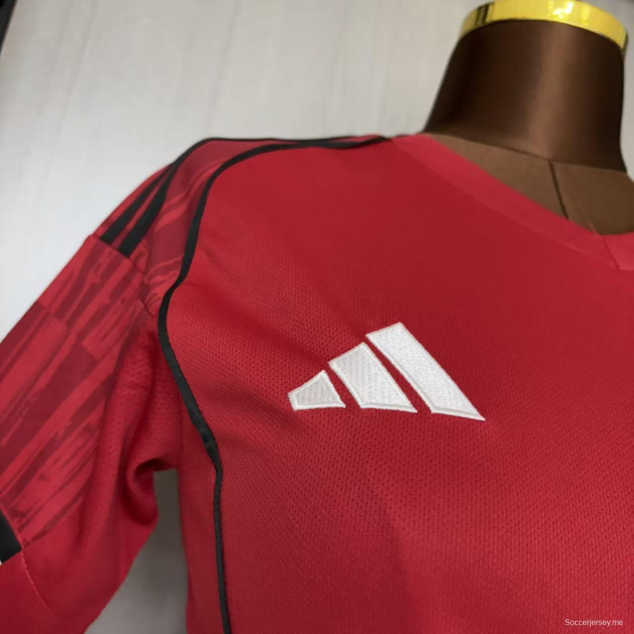 25/26 سيدات مانشستر يونايتد للسيدات قميص المنزل مانشستر يونايتد