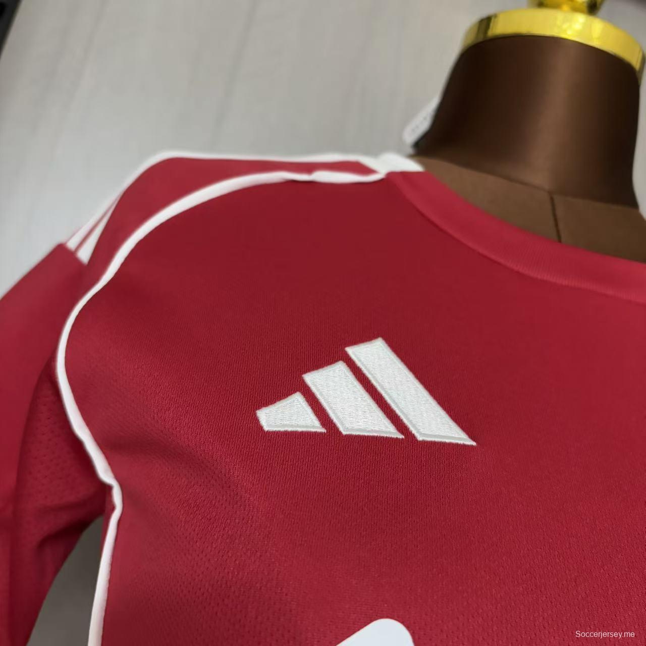 25/26 سيدات ليفربول للسيدات قميص المنزل ليفربول هوم جيرسي