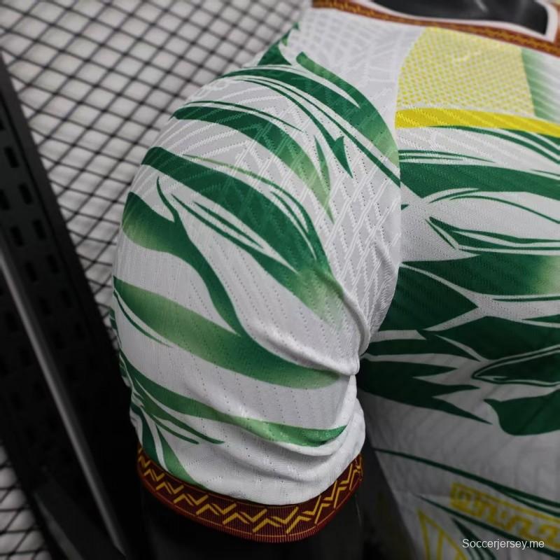 إصدار اللاعب 2026 مالي 2026 قميص مالي خارجي أبيض بنقشة النسر