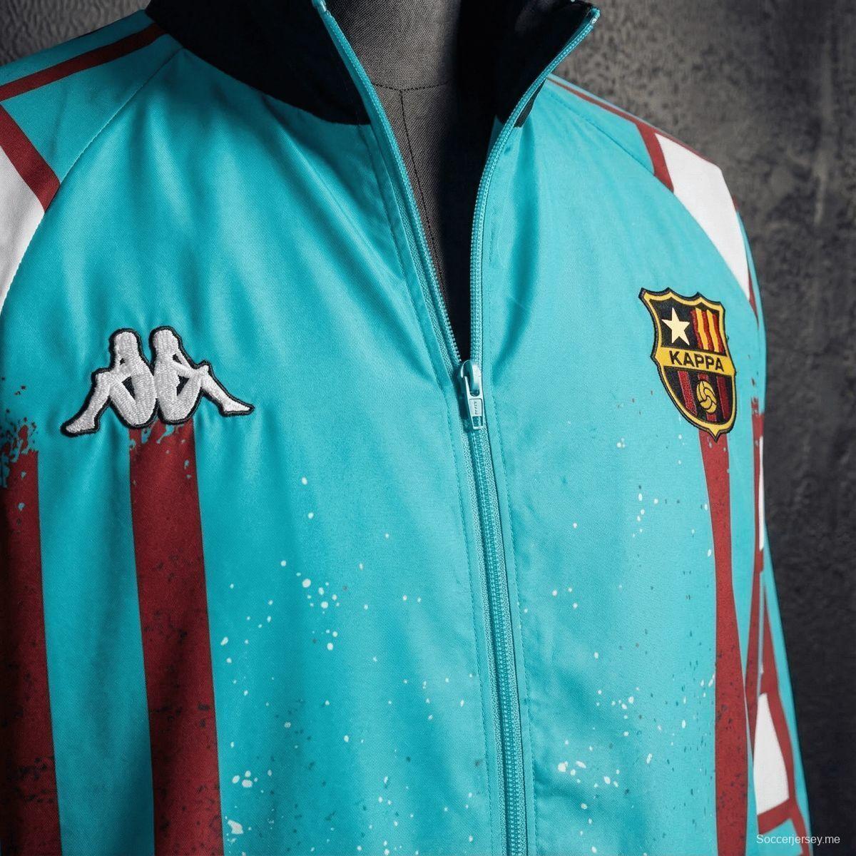 1996/97 سترة واقية من الرياح على طراز برشلونة BARCA#9