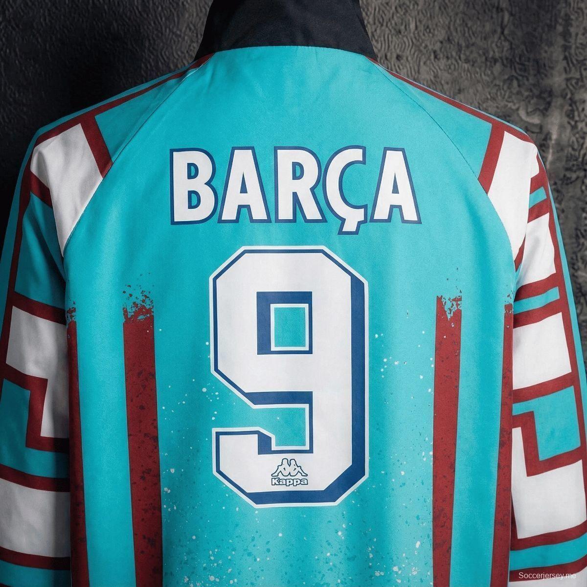 1996/97 سترة واقية من الرياح على طراز برشلونة BARCA#9