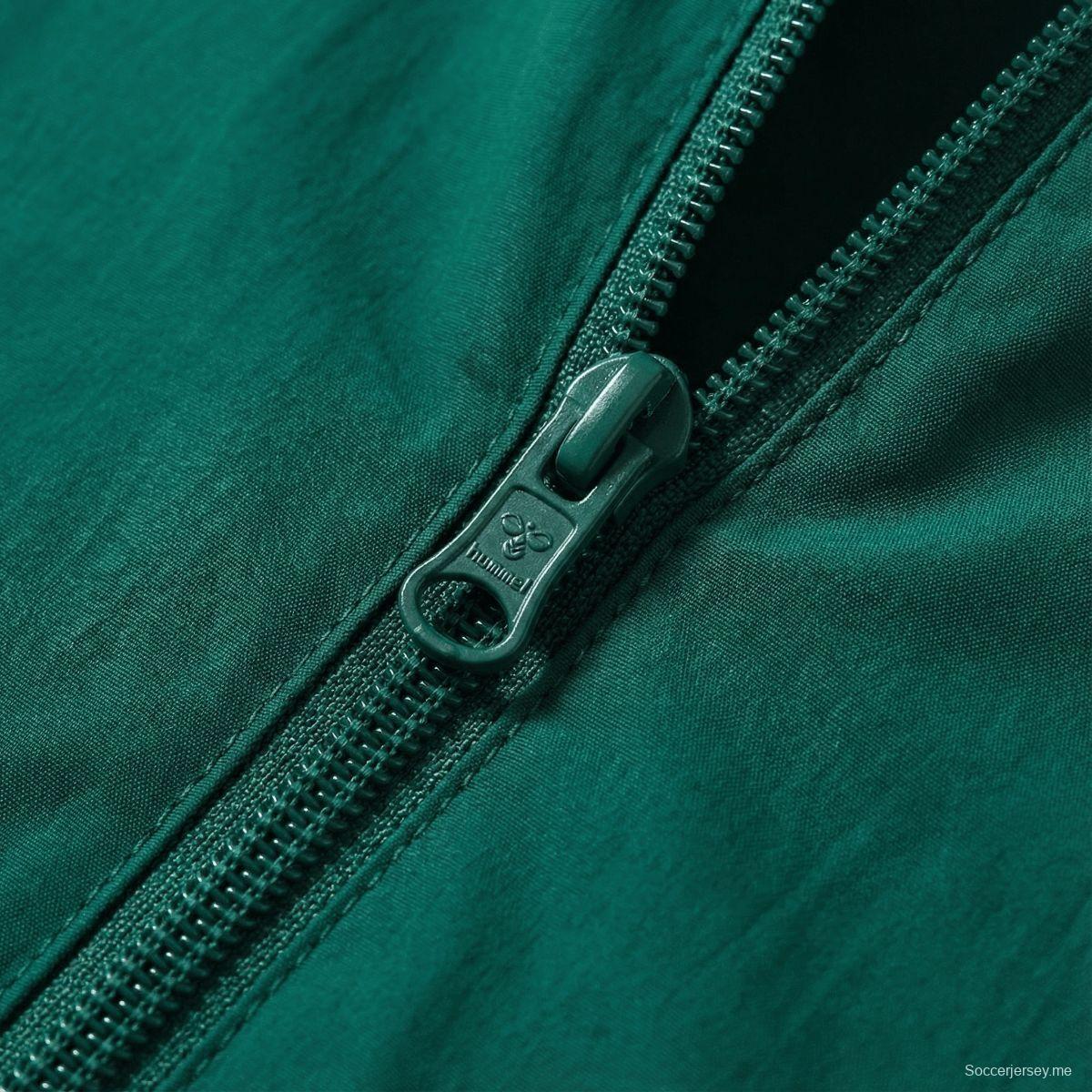 2026 ريال بيتيس سترة خضراء وصفراء قابلة للانعكاس بسحاب كامل