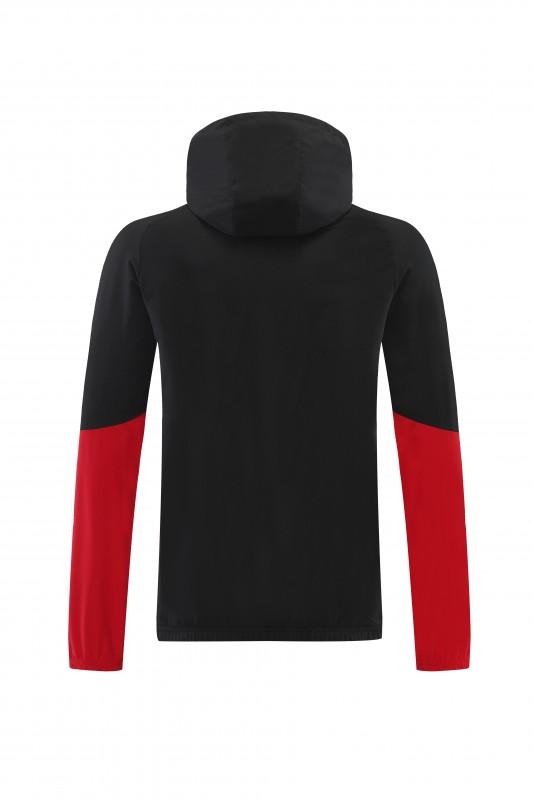 2026 ألمانيا هودي أسود بزر سحاب كامل وسترة واقية من الرياح + بنطال طويل