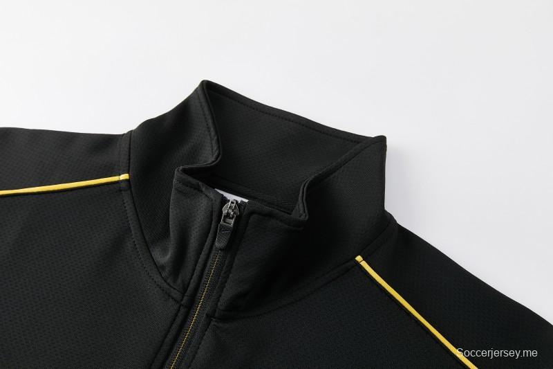 2026 NIKE سترة سوداء بسحاب كامل + بنطال طويل