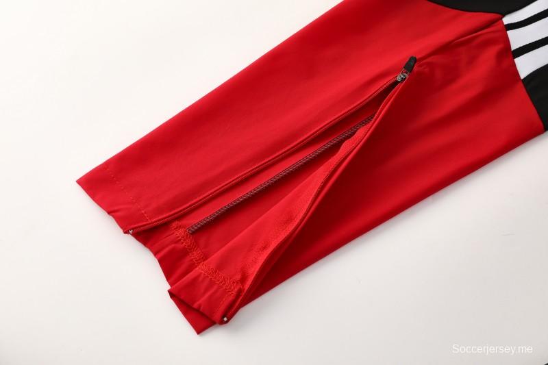 2026 ألمانيا هودي أسود بزر سحاب كامل وسترة واقية من الرياح + بنطال طويل