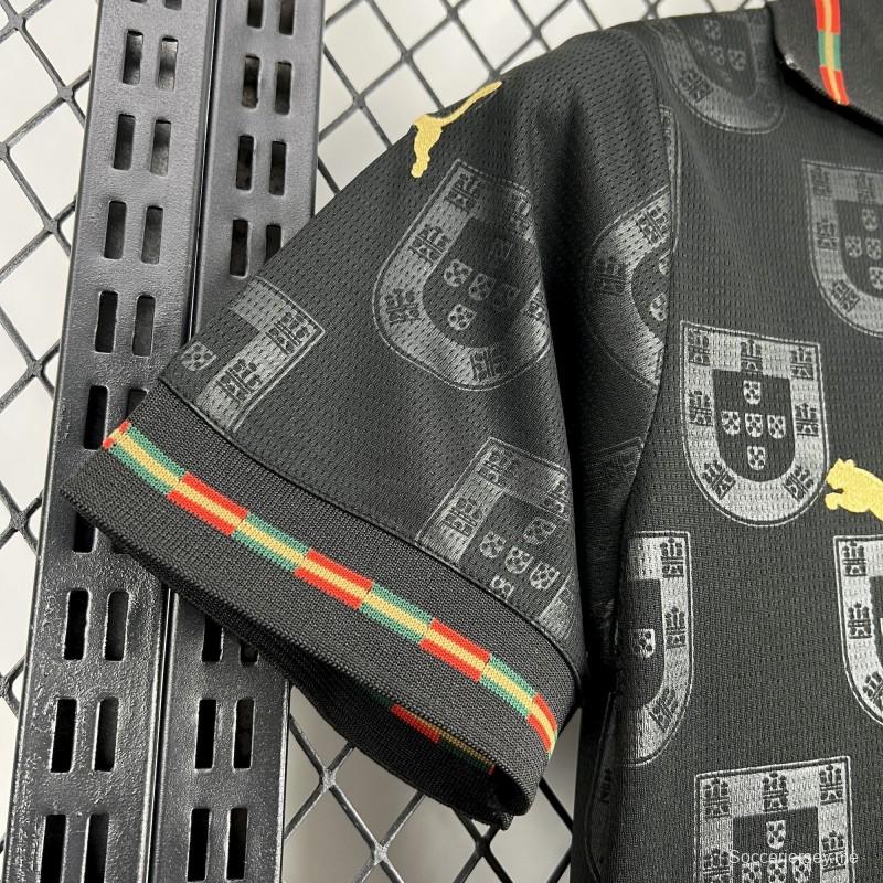 2026 قميص خاص للسيدات البرتغال أسود