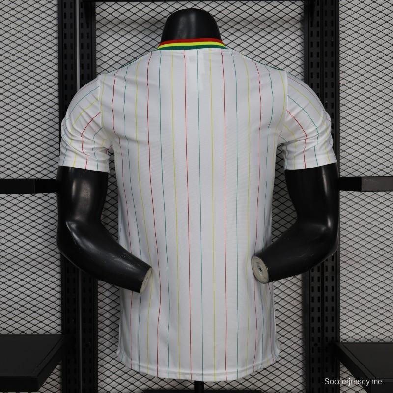 قميص اللاعب رقم 2026 للمنتخب السنغالي، طراز "White Terrace Icons" باللون الأبيض