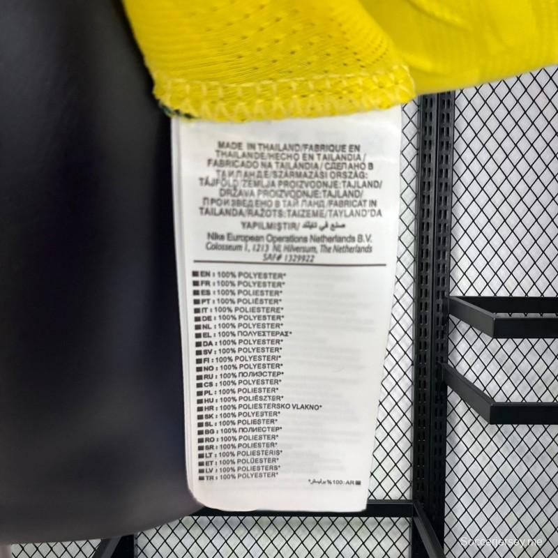 قميص البرازيل الرجالي الرسمي للمباريات على أرضها في كأس العالم 2026 (نسخة اللاعبين)