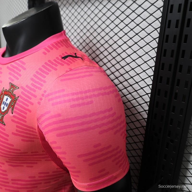 قميص المنتخب البرتغالي الثالث باللون الوردي، الإصدار الخاص، إصدار اللاعب 2026