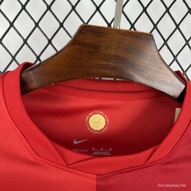 قميص كندا الرجالي للمباريات على أرضه في كأس العالم 2026