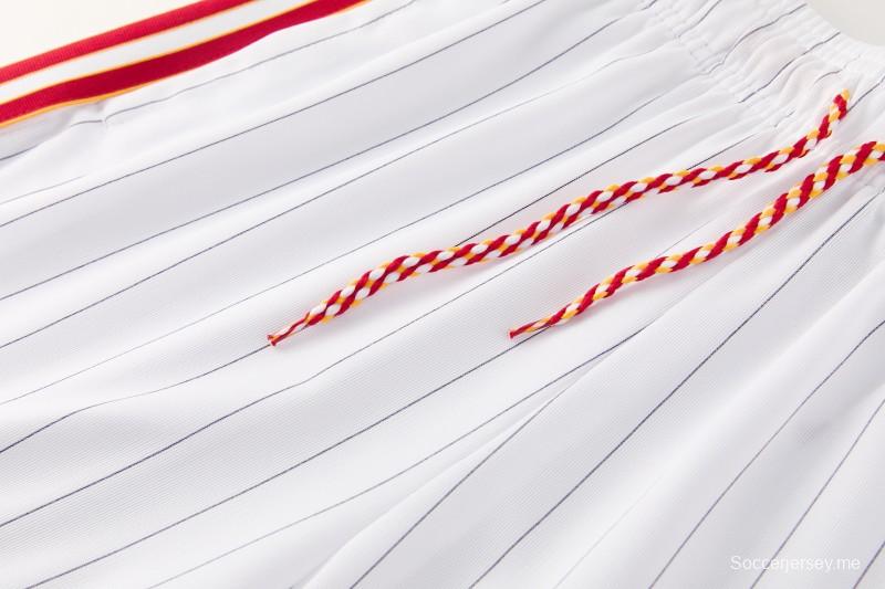 26/27 قميص رما أبيض بأكمام قصيرة + شورت كرة قدم